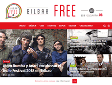 Tablet Screenshot of bilbaofree.net